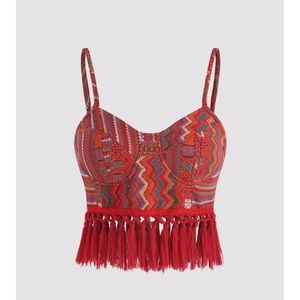 CIDER tribal crop top